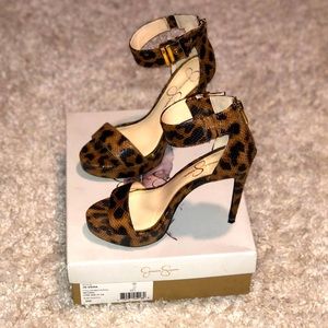 Jessica Simpson Leopard Print Heel